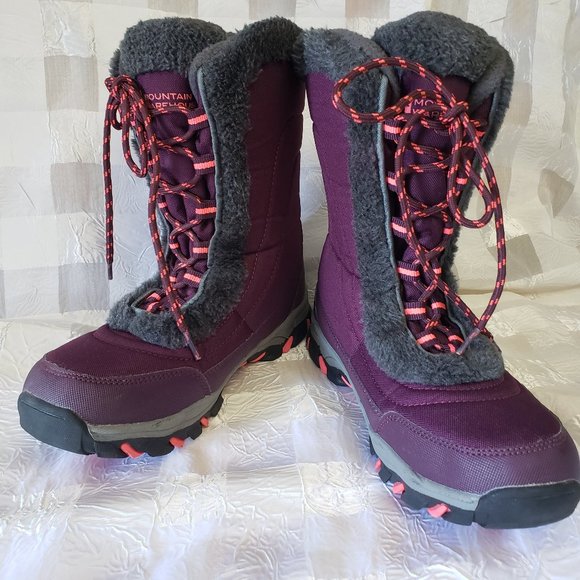 NWOT! Mountain Warehouse Winter Snow Boots Size 6 - Picture 1 of 7